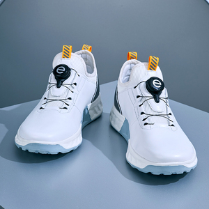 รองเท้ากอล์ฟสไตล์สปอร์ตแคชชวลจากโรงงาน AKS ราคาโรงงาน ผลิตจากหนัง กันน้ำ กันลื่น น้ำหนักเบา นุ่มสบาย วัสดุ TPU เหมาะสำหรับเดิน - Product Image 2