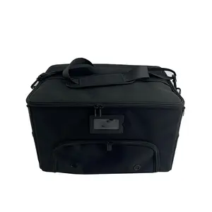 Bolsa organizadora para porta-malas de golfe, porta-malas com fechadura e alça de ombro, grande, acessório para viagem, bolsa de golfe