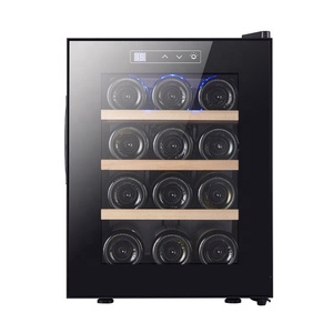 Refrigerador de vino de doble zona de 33L, capacidad de <span class=keywords><strong>12</strong></span> <span class=keywords><strong>botellas</strong></span> con tecnología termoeléctrica, estilo eléctrico de temperatura única - Product Image 4