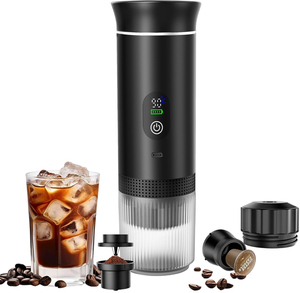 Cafetera Portátil de Viaje 2025 con Calentador de Agua, Compatible con Café Molido y Cápsulas Pequeñas y Grandes, Espresso M - Product Image 1