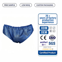 Culottes jetables non tissées pour femmes à prix abordable, emballées individuellement, sous-vêtements jetables pour voyage, hôtel, vente en gros