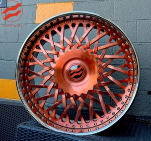 Cerchi SW Deep Dish per Auto 22 24 26 Pollici Cromati 2/3 Pezzi Forgiati Stile Old School per Cadillac Escalade GMC Ford Mercedes di Lusso - Product Image 2