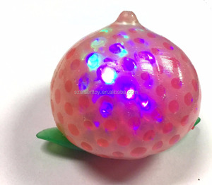 ของเล่นบีบคลายเครียดรูปผลไม้พีชญี่ปุ่น ทำจากยางและพลาสติก - Product Image 4