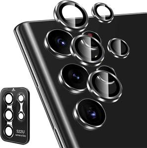 Protection d'objectif d'appareil photo OEM personnalisée transparente anti-rayures œil d'aigle facile à installer pour Samsung Galaxy S24 S25 S26 Ultra - Product Image 1