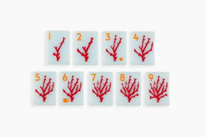 Juego <span class=keywords><strong>de</strong></span> Mahjong Americano Costero Personalizado con 160 Fichas Acrílicas Translúcidas Esmeriladas - Juego <span class=keywords><strong>de</strong></span> Mahjong Personalizado con Caballitos <span class=keywords><strong>de</strong></span> <span class=keywords><strong>Mar</strong></span> y Corales - Product Image 4