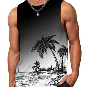 Complementa tu Look Vacacional con estas Camisetas sin Mangas Casuales para Hombre que Ofrecen Estilo, Comodidad, Ideales para Clima Cálido, 100% Algodón, Transpirables y de Secado Rápido - Product Image 3