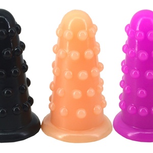 FAAK Lifelike Full of Beads Flexible Soft Anal Stimulation Toys Vagina Massage G-spot Rubber Penis Huge <b>Dildo</b> Adult Sex Toys - Product Image 6