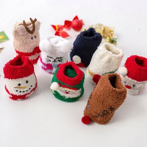Calcetines de Coral de Alta Calidad al por Mayor, Calcetines Divertidos de Navidad, Calcetines Gruesos de Invierno - Product Image 4