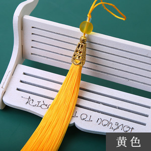 Adorno de Borla de 40cm Estilo Chino, Flecos Decorativos de Poliéster para Hanfu y Guqin - Product Image 4