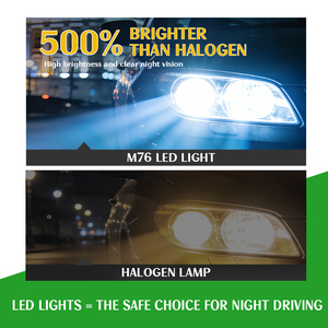 Kit de Luces Antiniebla de 130 Vatios H1, 12v, Potentes Faros Delanteros H11, Bombilla LED Universal H4 H7 H13 9005 9006 6500k para Automóvil - Product Image 6