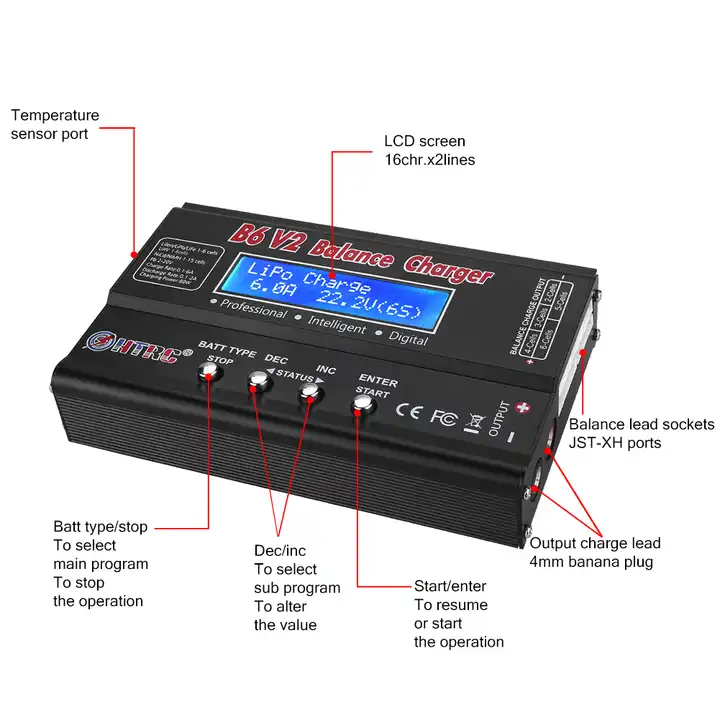 lipo battery charger rc car balance