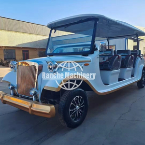 Vehículo Eléctrico Clásico de 48V, 11 Plazas, Estilo Vintage, con Batería de Plomo-Ácido, Velocidad Máxima de 60 km/h, Ideal para Bodas y Eventos al Aire Libre - Product Image 1