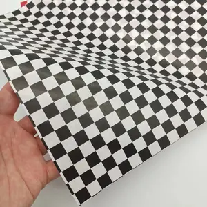 Custom Sandwich Wax Paper Greaseproof Wrapping Paper Checkered Wrapping Paper