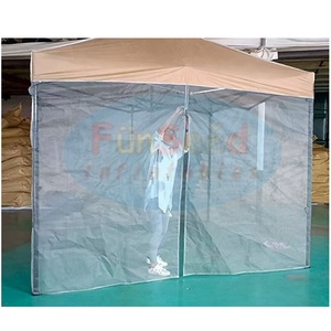 Carpa plegable con dosel <span class=keywords><strong>3x3</strong></span> personalizada de gran oferta con paredes laterales de red personalizadas - Product Image 2