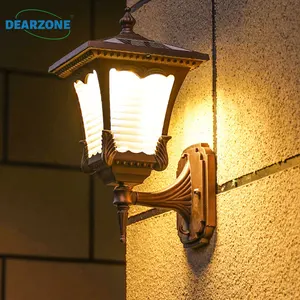 Klassische heiß begehrte intelligente Solar-Gardenlampen für den Außenbereich wasserdichte Rasen-Dekor-Gardenlampe Led Solarstein Aluminium DC 12 V IP67