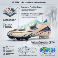 Chaussures de football professionnelles à crampons longs FG, légères et rapides, Botas De Futebol OEM ODM