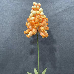 Flores artificiales, Jacinto de uva de seda gigante para exhibición en interiores y exteriores, flores de fondo de boda - Product Image 5