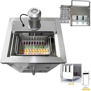Machine à fabriquer des bâtonnets de glace en acier inoxydable 220V/110V, 4 moules, 2 moules à sucettes glacées, machine à glaces sur bâtonnet - Product Image 4