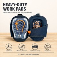 Genouillères en gel pour travaux de pose de revêtements de sol et de carrelage, coque en néoprène transparente, sangle réglable douce, utilisation confortable pour hommes et femmes