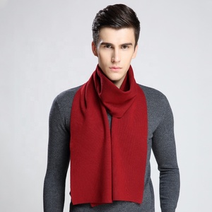 Bufandas de Pashmina Hijab Largas y Sólidas de <span class=keywords><strong>Jersey</strong></span> Premium Elástico de <span class=keywords><strong>Lana</strong></span> de Alta Calidad de Lujo para Hombres y Mujeres con Logotipo Bordado Personalizado - Product Image 2