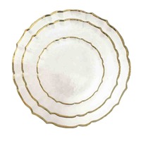 Assiette à fruits et collations en verre moderne et simple, jetable, pour la maison, pour bonbons et snacks, finition polie, vente directe usine