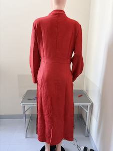 Wholesale Spring/Autumn New Retro Western <strong>Cowgirl</strong> Style <strong>Dress</strong> Irregular Tassel Embroidery Long Sleeve Stretch Elegant Long <strong>Dress</strong> - Product Image 4
