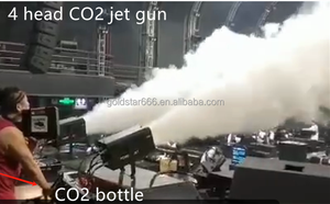 Top siêu mạnh Cryo CO2 máy bay phản lực pháo mạnh mẽ súng máy bay phản lực 2 vòi phun 2 đầu bắn súng bên máy sevent Súng khô Băng sương mù đám cưới djdj - Product Image 2