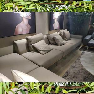 Sofá moderno de cuero de Dubái para Casa, mueble italiano para sala de estar - Product Image 4