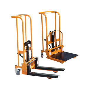 निर्माण परियोजनाओं के लिए मैनुअल पोर्टेबल अनलोडिंग कलाकृतियाँ ऑन-साइट कार्गो को संभालने वाले छोटे हाइड्रोलिक लिफ्ट ट्रॉली - Product Image 3