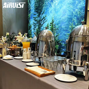 Airuisi 19L Tragbarer Getränkesp ender Edelstahl Isolierter Heiß-/Kalt getränksp ender Wasser-/Milch-/Tee-/Kaffee-Urne 220V Groß - Product Image 2