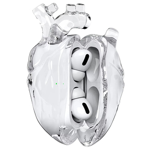 เคสซิลิโคนใส Original Heart Liquid สำหรับ AirPods Pro/Pro 2 รุ่นที่ 1/2/3 ป้องกันการตกกระแทก - Product Image 1