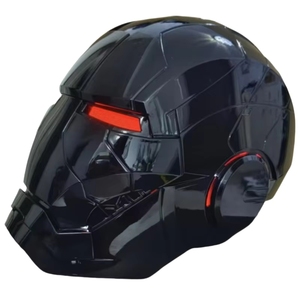 Casco Electrónico Ajustable y Automático Autoking MK5 Jarvis Cosplay, Modelo Más Popular, con Pantalla OLED, Diseño de Iron Man, Color Negro - Product Image 1