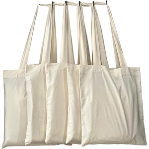 Sacs en toile économiques, lot de 10, sacs réutilisables écologiques faits sur mesure, approvisionnement en gros - Product Image 6