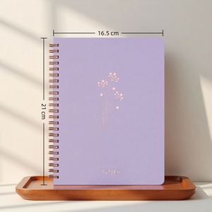 Cuaderno Espiral Personalizado Tamaño A5 con Cubierta de PVC, Diseño Simple para Estudiantes y Regalos - Product Image 1