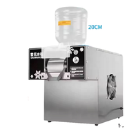 Machine à glace commerciale en flocons d'argent, capacité de 120 kg/jour, pour la restauration et les cafés