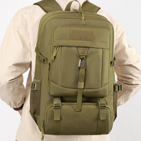Sac à dos tactique léger de grande taille pour ordinateur portable, idéal pour les voyages, la randonnée en montagne, les sports de plein air et la pêche, avec système Molle