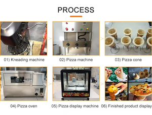 Nuevo Horno Eléctrico Cónico Portátil de Acero Inoxidable 304 para Pizza y Pan, Uso Comercial para Hoteles, Carritos de Comida y Tiendas de Alimentos - Product Image 6