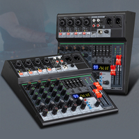 Offre Spéciale – Console DJ Professionnelle 6 Canaux 99 DSP / Amplificateur Audio – Système Sonore Mixeur 6 Canaux