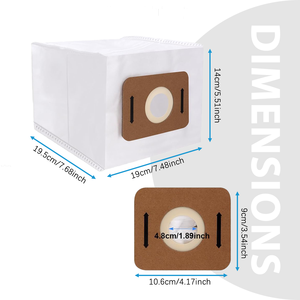 Bolsa de polvo de filtro para aspiradora <span class=keywords><strong>Atrix</strong></span> VACBP1 VACBP6 VACBP36V VACBPAI, filtro de tela no tejida, bolsa de polvo, accesorios de repuesto - Product Image 2