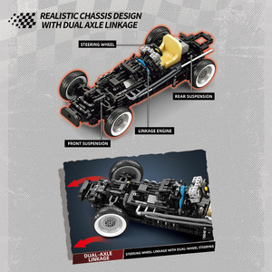 Reobrix Technologie 11038 F1 Racing Car Building <b>Blocks</b> Educational Toy Unisex for Children Age 8 13 Years - Product Image 3