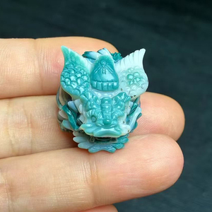 Figurine de <span class=keywords><strong>tortue</strong></span> <span class=keywords><strong>dragon</strong></span> en agate d'Alashan naturelle sculptée à la main, qualité supérieure, <span class=keywords><strong>tortue</strong></span> <span class=keywords><strong>dragon</strong></span> volante en agate pour la fabrication de bijoux, <span class=keywords><strong>Feng</strong></span> <span class=keywords><strong>Shui</strong></span> - Product Image 2