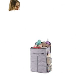 Organisateur de couches suspendu BSCI, organiseur de couches portable, rangement pour table à langer, berceau, parc pour bébé ou chambre d'enfant - Product Image 4