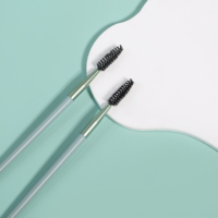 Pinceau cosmétique multifonction pour femmes, brosse à cils, spoolies en fibres synthétiques, manche en bois pour le maquillage des sourcils et des cils