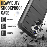 Étui de téléphone robuste et résistant pour Samsung Galaxy S25 FE, coque de protection antichoc avec clip de ceinture