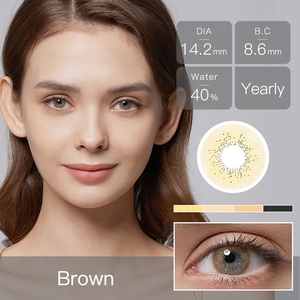 프레시 고 오션 콘택트 렌즈 컬러 콘택트 렌즈 1 년 자연 찾고 사탕 눈 연락처 도매 - Product Image 5