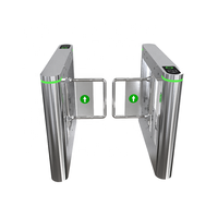 Porte piétonnière imperméable de barrière d'oscillation de tourniquet de contrôle d'accès d'entrée avec le lecteur de balayage de Code QR