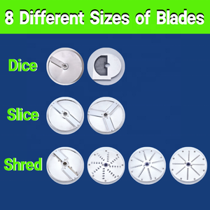 Sebze makinesi işlemci dilimleme ticari sebze meyve kesici makinesi elektrikli sebze Dicer - Product Image 2