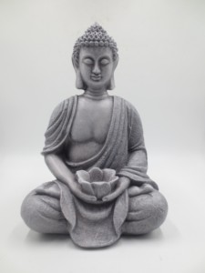 Escultura hecha a mano de poliresina, <span class=keywords><strong>molde</strong></span> de <span class=keywords><strong>cemento</strong></span> de <span class=keywords><strong>Buda</strong></span>, aspecto de piedra para exteriores, estatuas de <span class=keywords><strong>Buda</strong></span> de jardín/ - Product Image 2