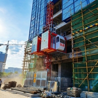 Treuil de construction à moteur en acier rapide SC200/200 avec capacité de 2000 kg et hauteur de levage de 120 m pour un retour sur investissement plus rapide dans le secteur de la location