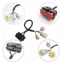 XIN YING OEM Faisceau de câbles automobile 35 broches 770164-1 mâle/femelle étanche avec âme en cuivre et gaine en PVC, longueur personnalisée pour feux de voiture